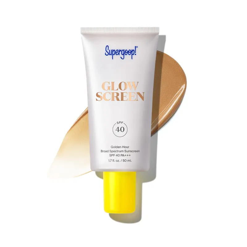 Supergoop! Glowscreen SPF 40 Golden Hour – Base lumineuse bronze teintée et écran solaire
