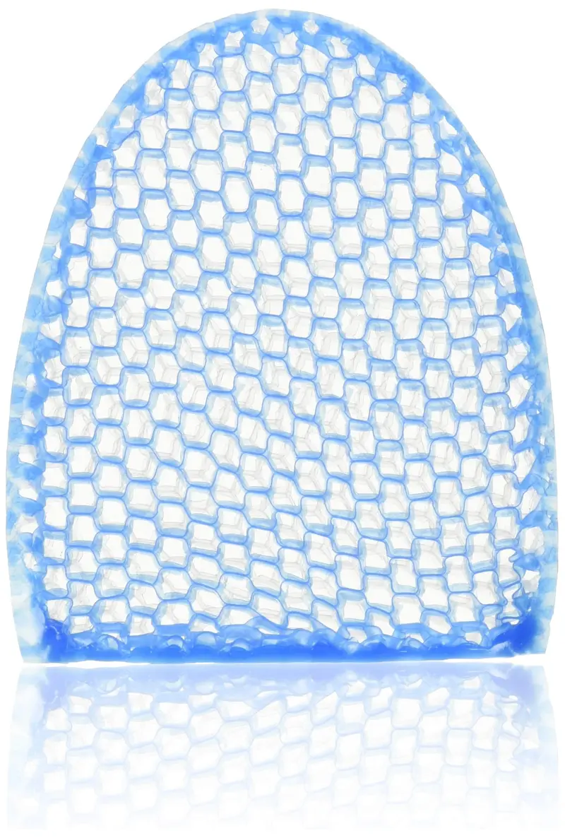 Supracor SpaCell Éponge Visage – Gommage Nid d’Abeille pour peau plus lisse et plus douce, Bleu, Lot Unique