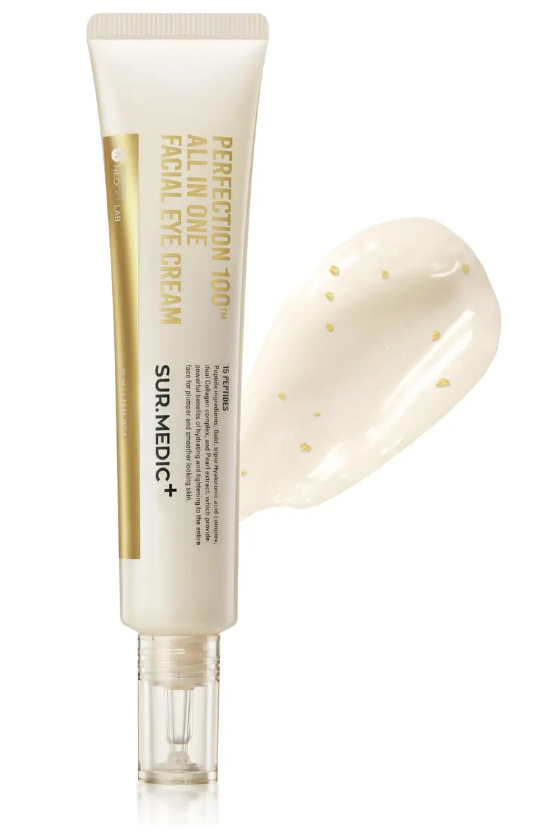SUR.MEDIC+ 24K Gold Perfection – Crème tout-en-un visage et yeux à l’acide hyaluronique