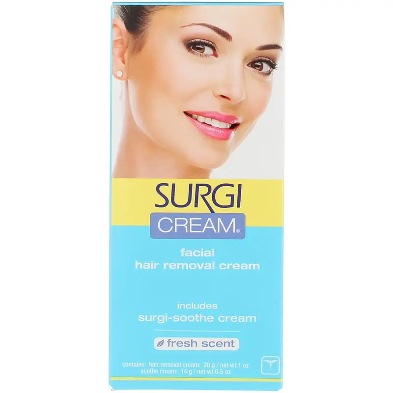 Surgi-Cream Crème dépilatoire visage 1 oz – Pack de 4