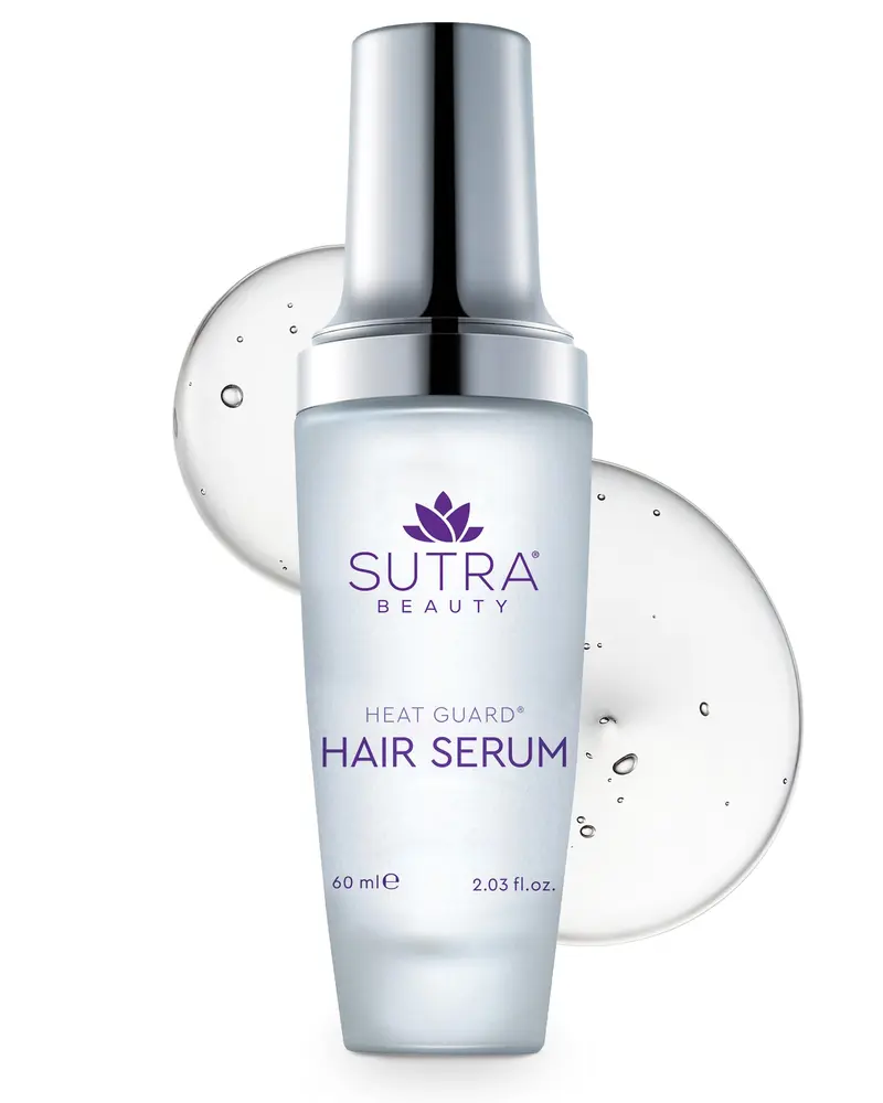 SUTRA Heat Guard Sérum – Protection thermique pour cheveux frisés, secs et abîmés, hydratant et réparateur