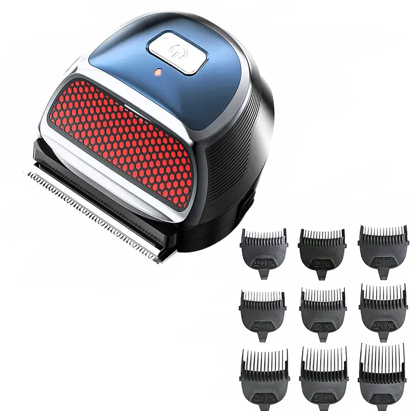 SUYOOULIN Clippeur de Cheveux pour Hommes – Kit Auto-Coupe Sans Fil, 9 Peignes