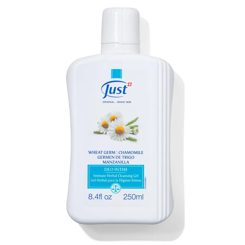 SwissJust Deo Intim Gel Nettoyant 250 ml — Gel délicat et pH équilibré pour le soin intime féminin