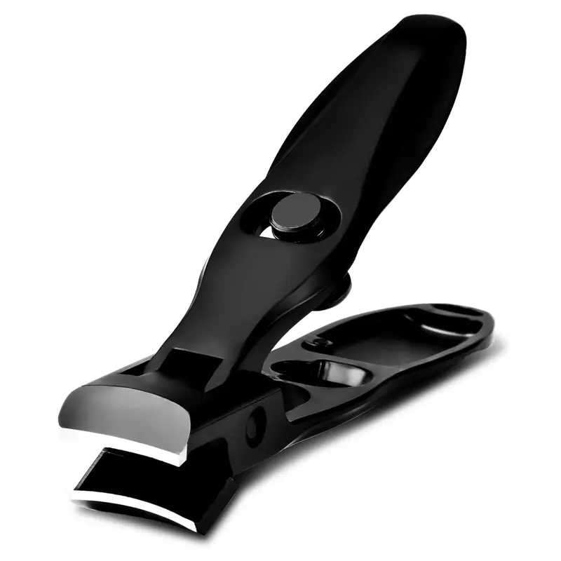 Swocky – Coupe-Ongles Allemand en Acier Inoxydable, Ouverture Ultra-Large et Anti‑Éclaboussures