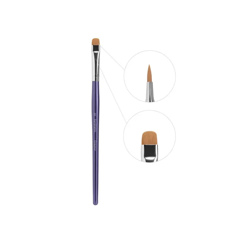 SYNTHETIC CREATOR - Pinceau N°20 – Pinceau Précision Sourcils & Teinture Pro