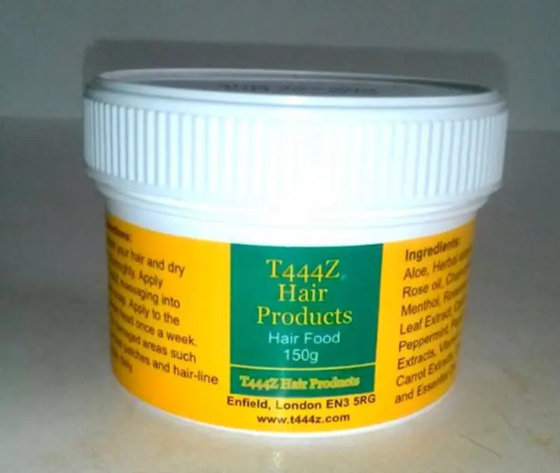T444Z Hair Food — Soin capillaire nourrissant (150 g, pot blanc) par T444Z