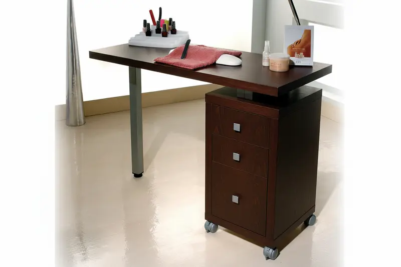 Table manucure diamond blanc