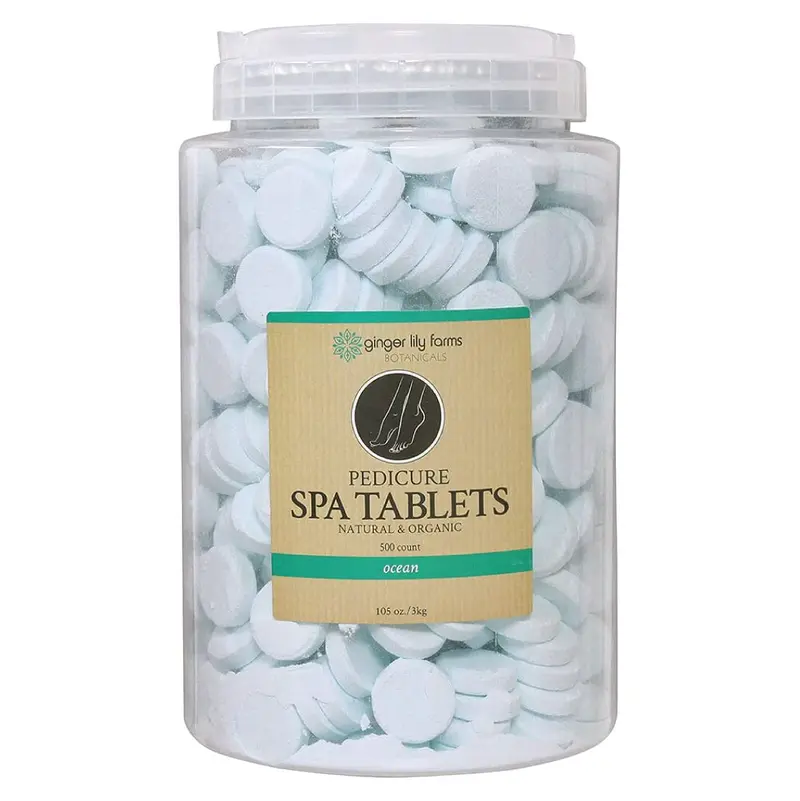 Tablettes Pédicure Ginger Lily Farms Botanicals — Naturelles & Hydratantes, Parfum Océan