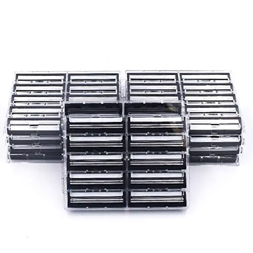 Taconic Shave 100 Cartouches Double Lame – Compatible Trac II/Atra – Fabriqué aux États‑Unis