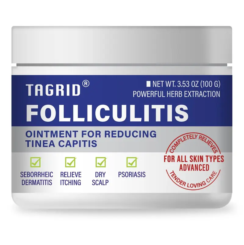 TAGRID Crème Folliculite — Soin apaisant cuir chevelu, visage et corps 100 g