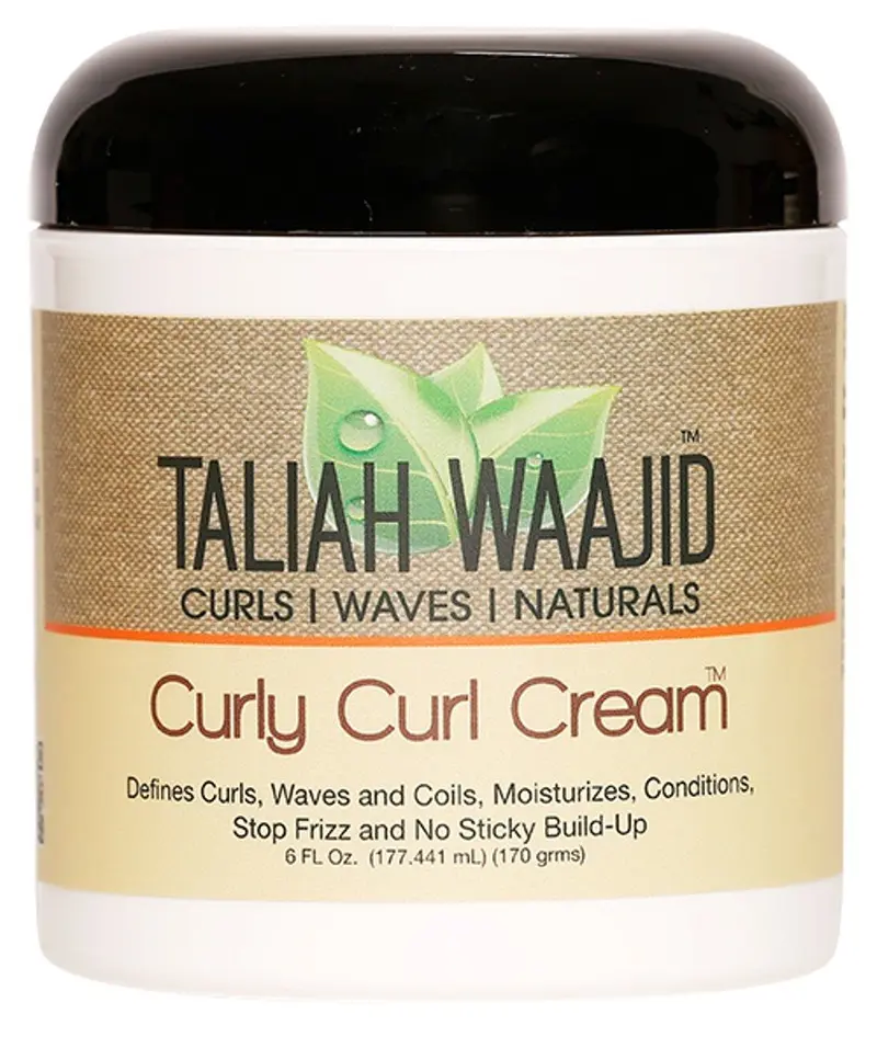 Taliah Waajid Crème Définissante Boucles – Gel Coiffant Extrême Sans Résidu | Sans Parabènes | Beurre de Karité & Sauge – Lot 3x170 g