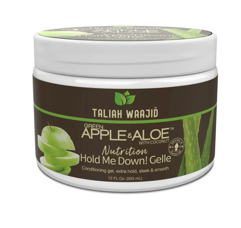 Taliah Waajid – Green Apple et Aloe Nutrition Hold Me Down! Gelle 12oz | Soin capillaire équilibrant pH