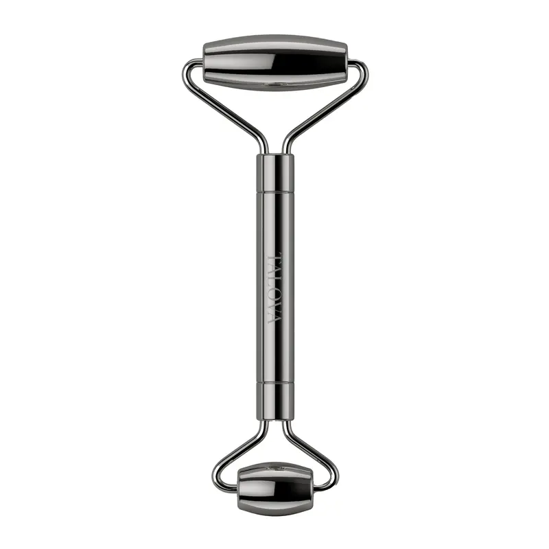 TALOVA Rouleau Visage en Acier Inox 304 – Décongestion, Contouring et Drainage Lymphatique