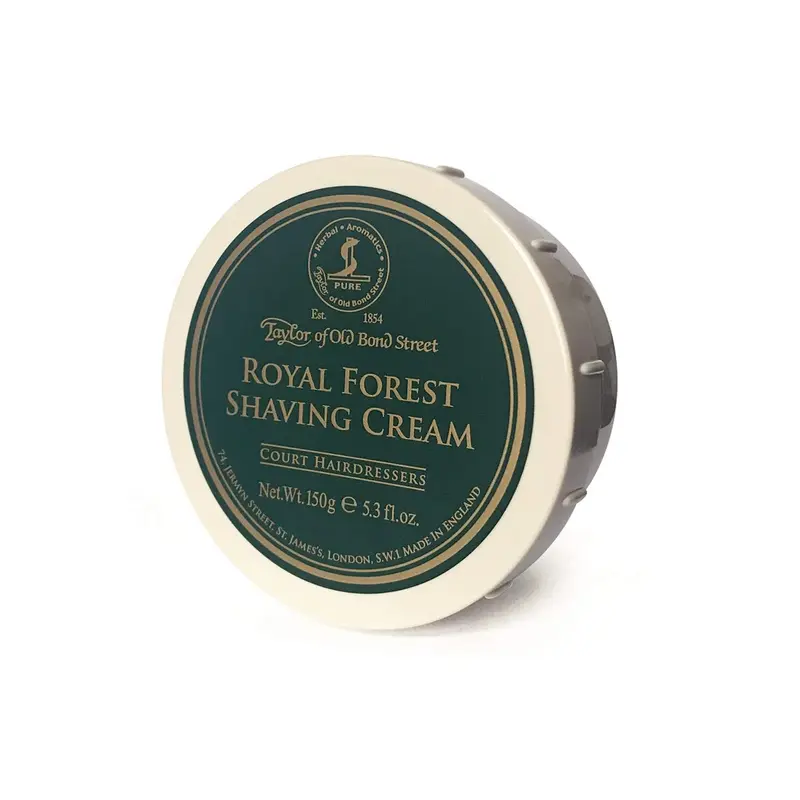 Taylor of Old Bond Street - Crème de rasage en bol 150 g - Forêt