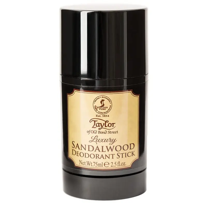 Taylor of Old Bond Street Déodorant Stick Santal – 2,5 oz, Fraîcheur Subtile