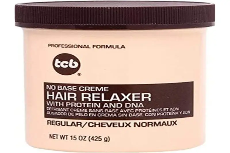 Tcb Crème Défrisante Sans Base – Régulier, 15 onces