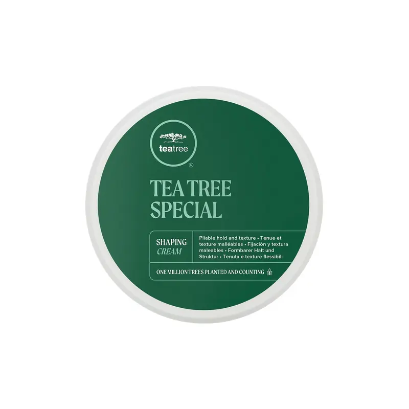 Tea Tree Crème de Coiffage — Fixation Longue et Fini Mat | Tous Types de Cheveux | 3 oz