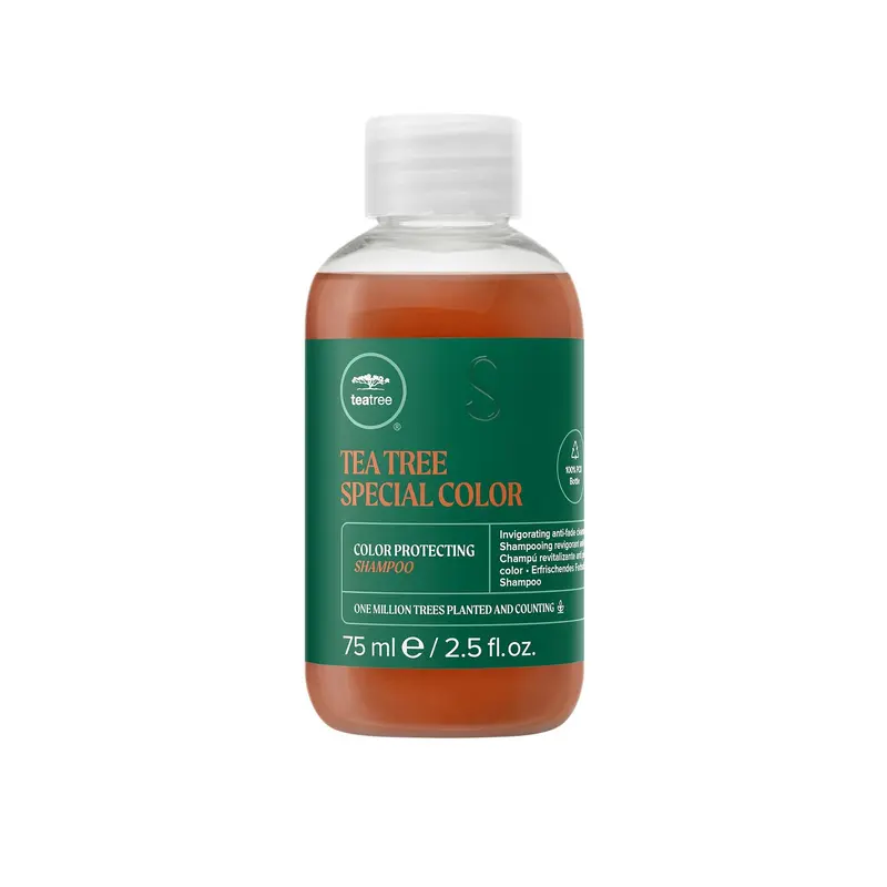 Tea Tree Special Color Shampoo – Nettoie en douceur et protège la couleur des cheveux colorés – 75 ml