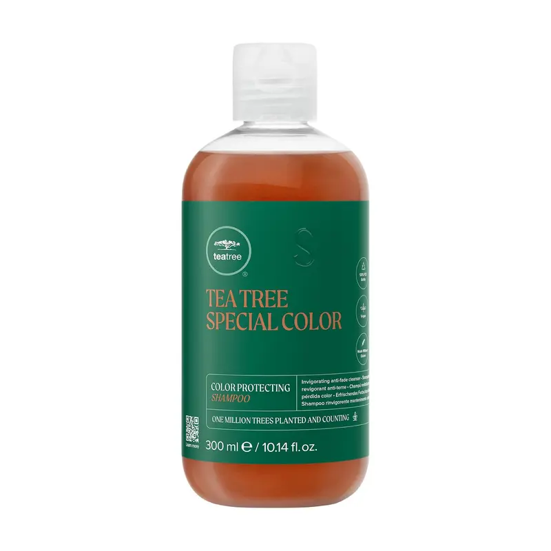 Tea Tree Special Shampoing Colorant – Nettoyage en douceur et protection couleur, cheveux colorés, 10,14 fl. oz.