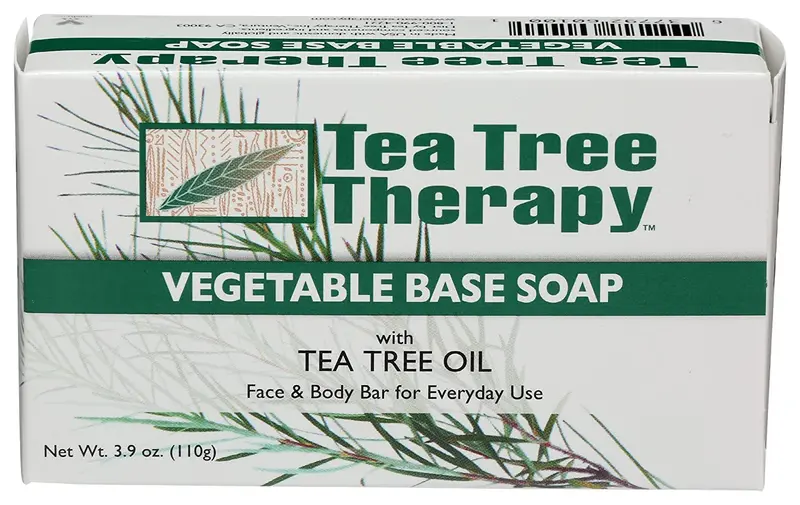 Tea Tree Therapy Pack de 8 Savons Végétaux à l’Huile d’Arbre à Thé – 3,9 oz chacun