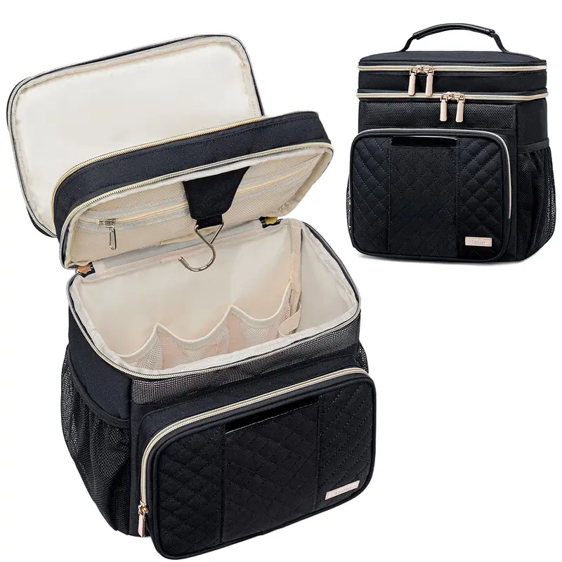Tealari Grand Sac de Toilette – Étanche, Compartiments Multiples et Poche Téléphone