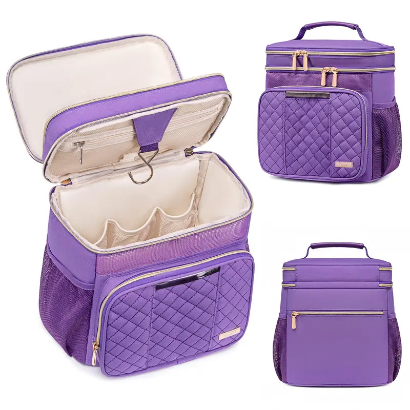 Tealari Grand Sac de Toilette – Trousse Voyage Étanche et Portable