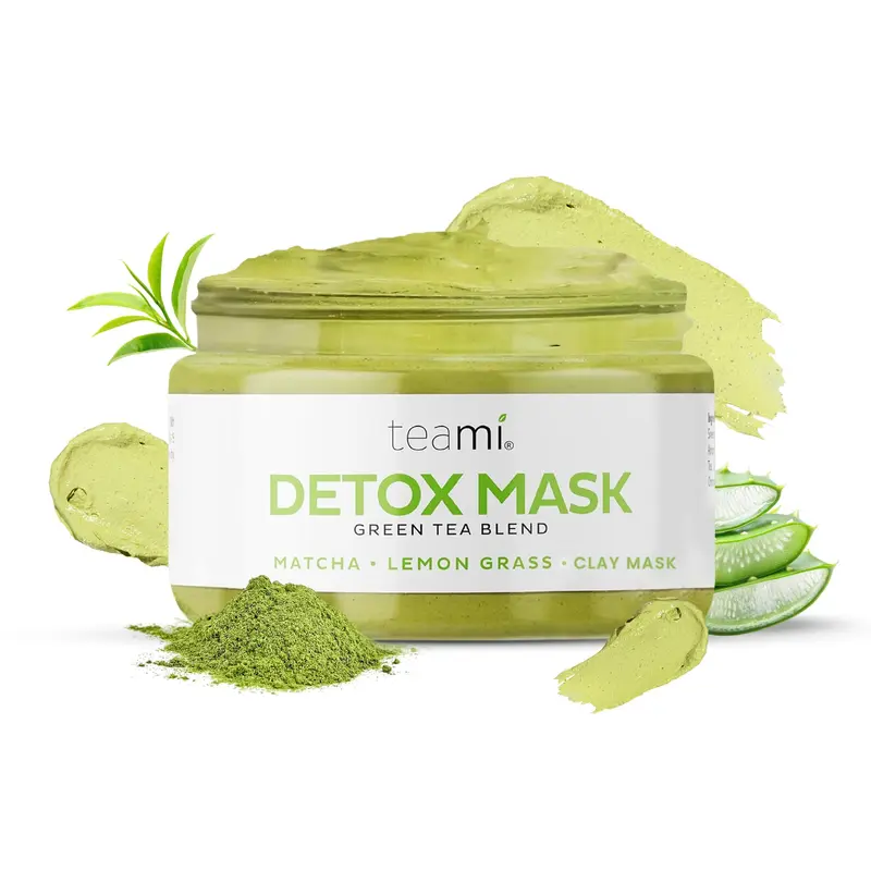 Teami Detox Masque Visage Hydratant et Purifiant – Matcha Vert & Argile Verte
