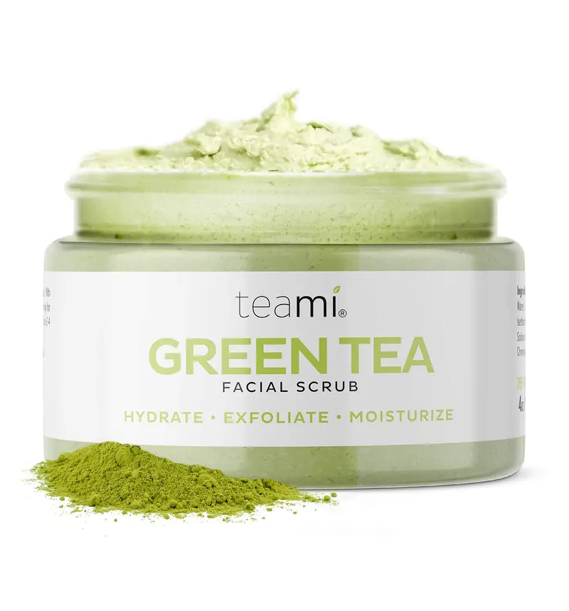 Teami Gommage Visage Matcha – Hydratant et Exfoliant Naturel au Lemongrass