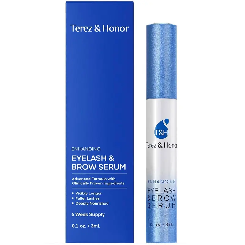TEREZ & HONOR – Sérum Avancé pour Cils et Sourcils | Cils plus épais et plus longs (3 mL)