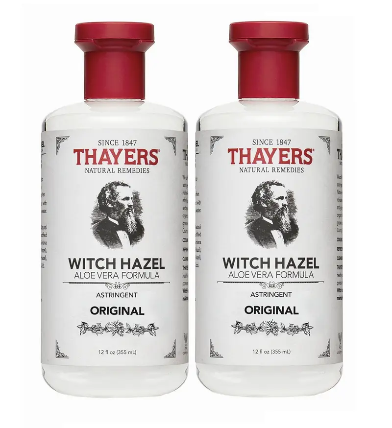 Thayers Hamamélis avec Aloe Vera – Astringent Originale, 2 x 355 ml
