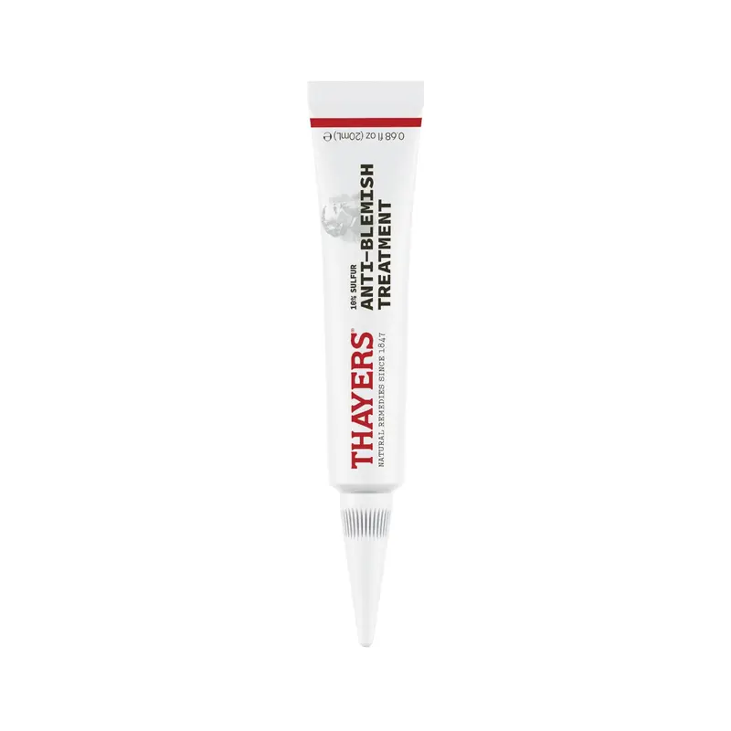 THAYERS Traitement Rapide Anti-Acné – 10% Soufre, Niacinamide et Acide Glycolique
