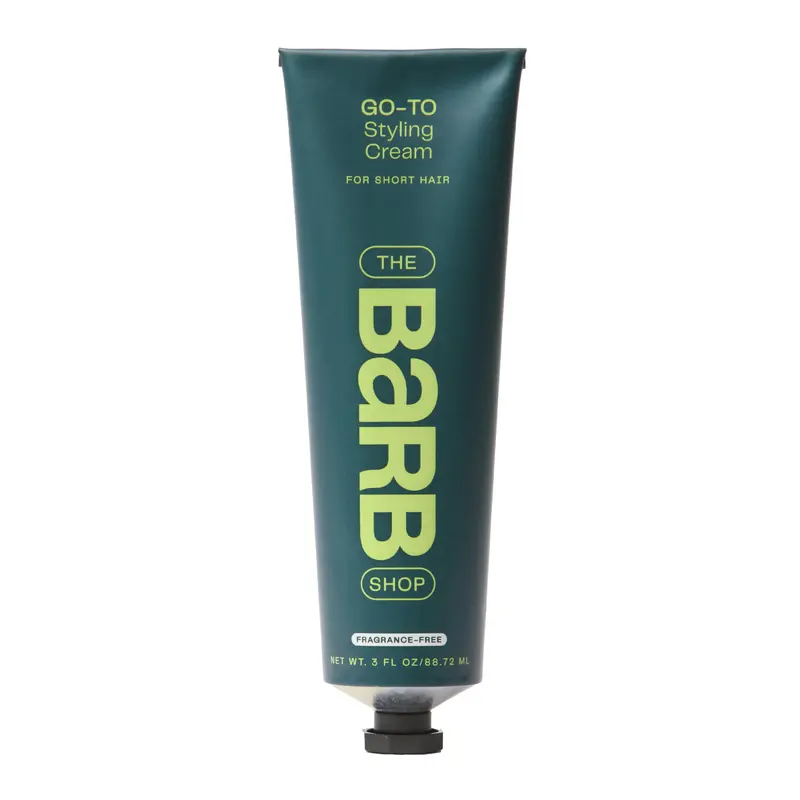The Barb Shop Crème coiffage – Maintien doux et finition naturelle, Sans parfum | 3 fl oz