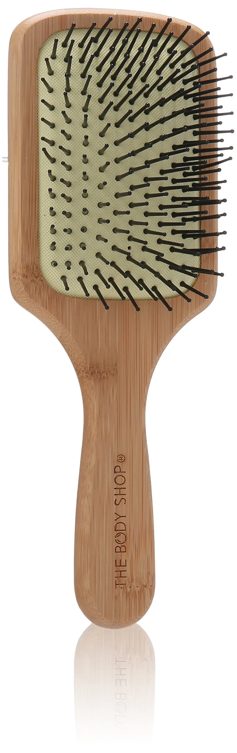 The Body Shop Grande Brosse à Cheveux en Bambou – Paddle, Démêlage Doux et Massage