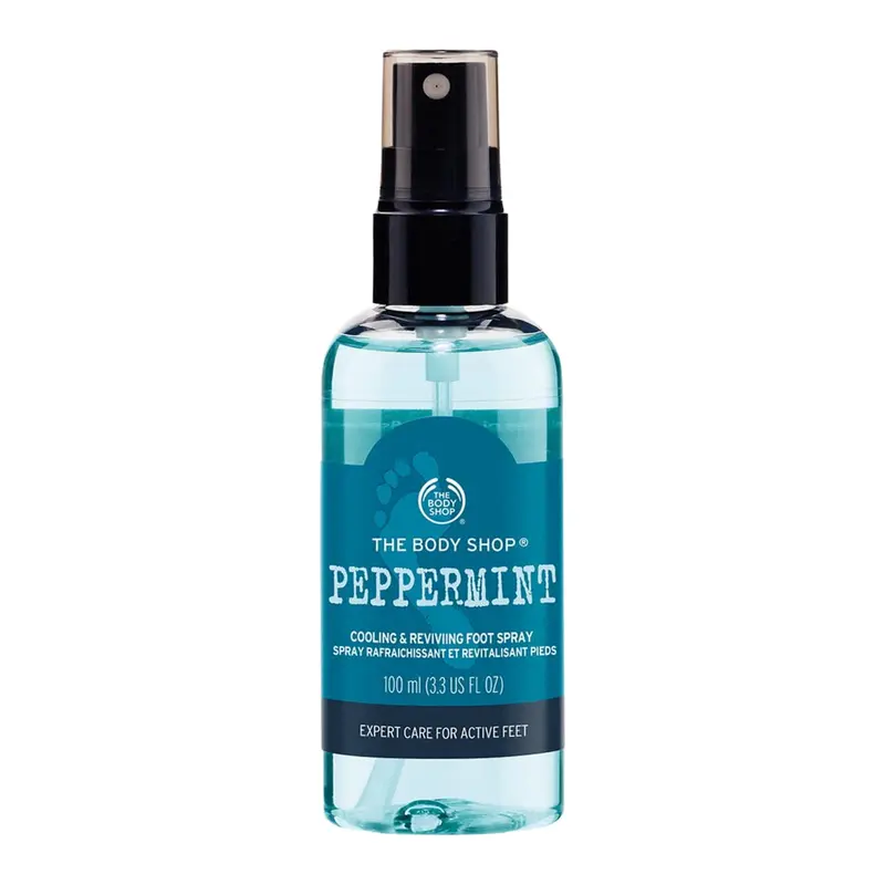 The Body Shop Spray-pieds rafraîchissant à la menthe poivrée – Pour pieds fatigués – végan – 97 ml