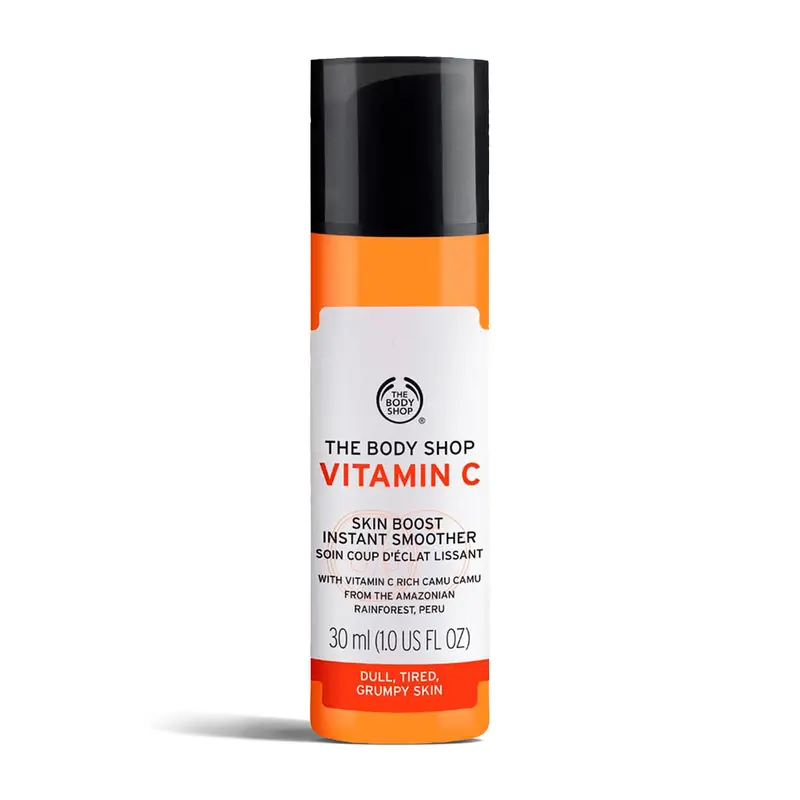 The Body Shop Vitamine C Skin Boost – Sérum lissant instantané et éclat rayonnant, végan, toutes peaux, 30 ml
