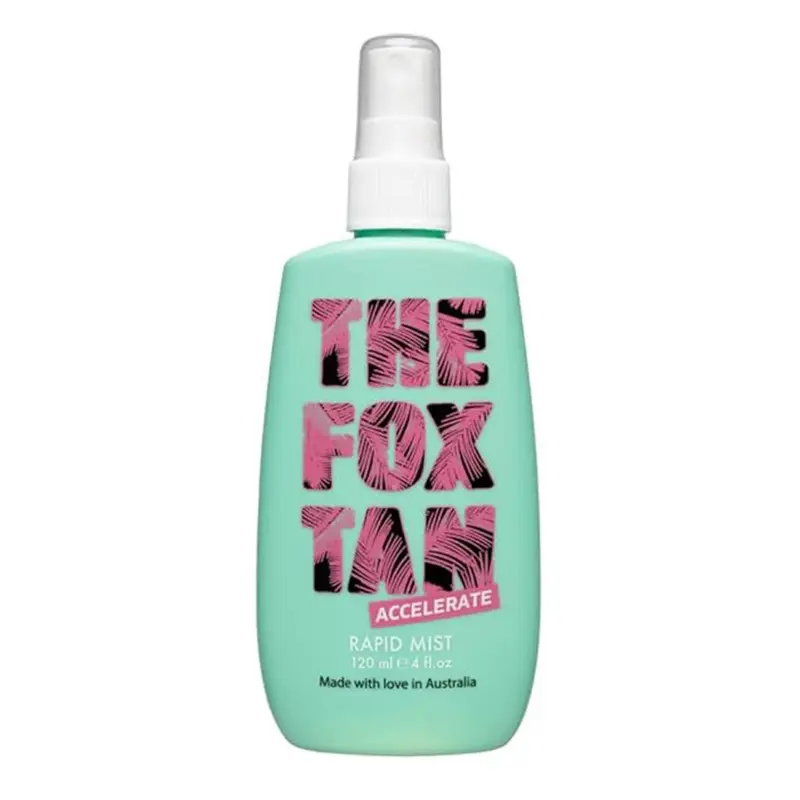 THE FOX TAN Brume d’Accélération du Bronzage – Bronzage Plus Sombre et Doré, Vegan et Sans Cruauté, 120 mL