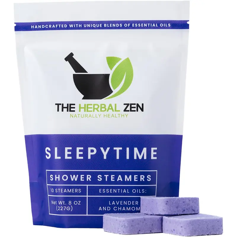 The Herbal Zen – Bombes de Douche Lavande Aromathérapie, Fabriquées aux États-Unis, Cadeaux Spa