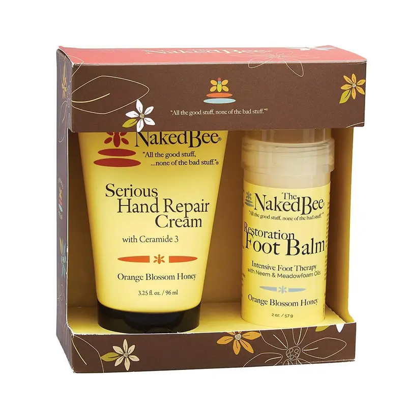 The Naked Bee Coffret Miel d’Oranger – Soin Intensif Mains et Pieds