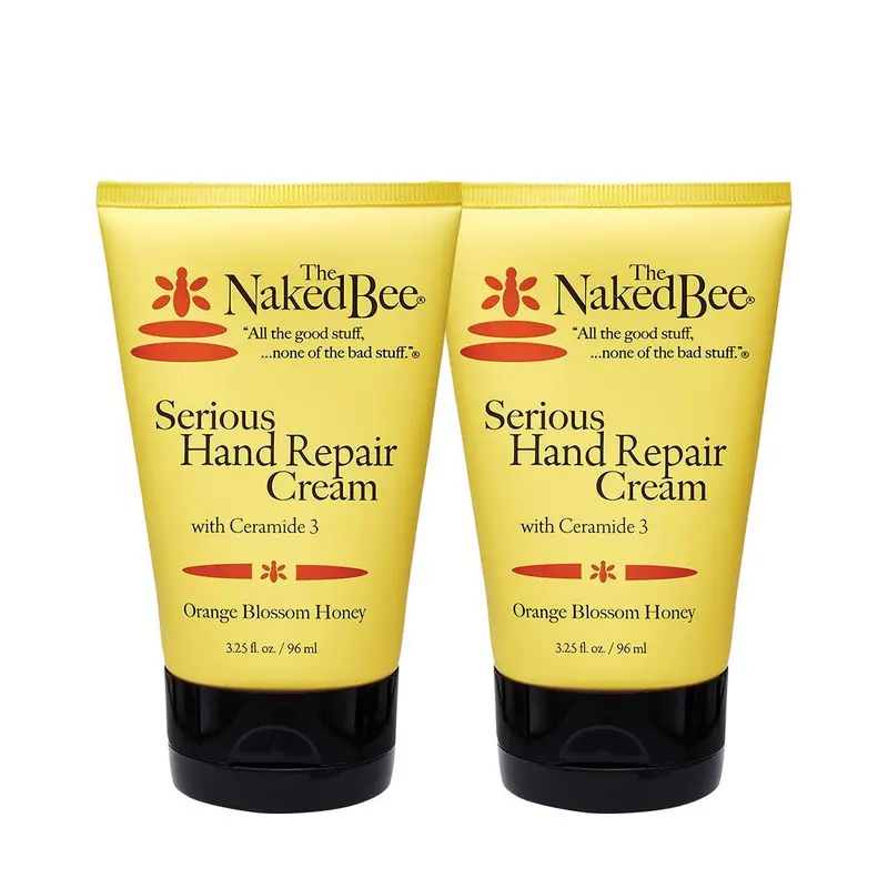 The Naked Bee Crème Mains Miel d’Oranger Ceramide 3 – Lot de 2
