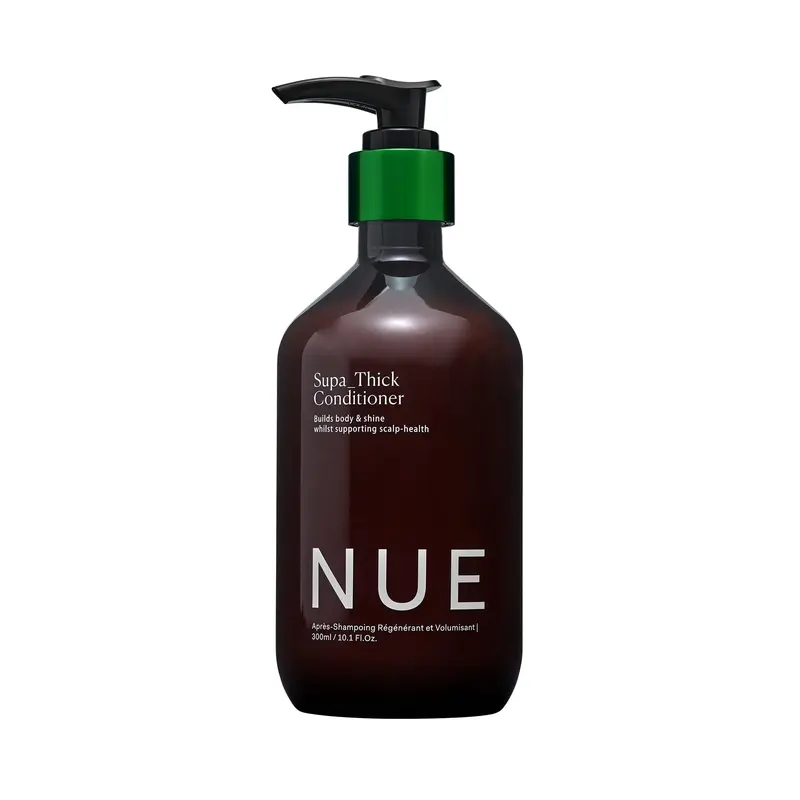 The Nue Co Supa Thick Conditioner – Hydratation capillaire légère, sans sulfates, végan | Pour tous types de cheveux | 8,45 fl oz