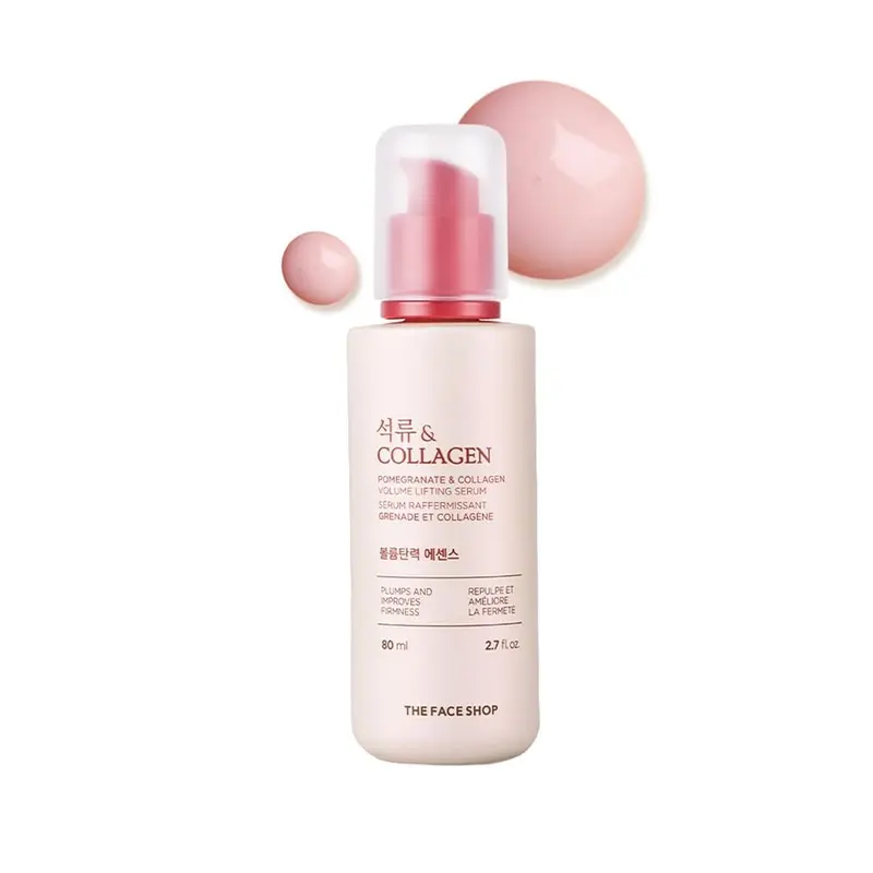THEFACESHOP Sérum Liftant Grenade & Collagène — Hydratation légère pour peau ferme et souple
