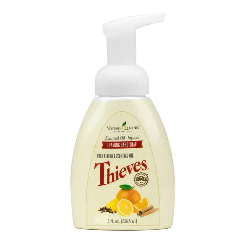 Thieves Savon Mousse pour les Mains – 8 oz par Young Living Huiles Essentielles