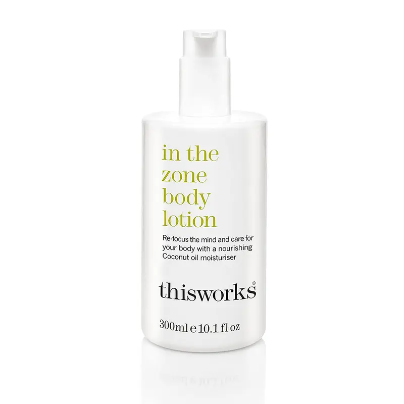 THISWORKS In The Zone – Lotion Corps Thérapeutique Naturelle, 300 ml | Hydratation et Aromathérapie