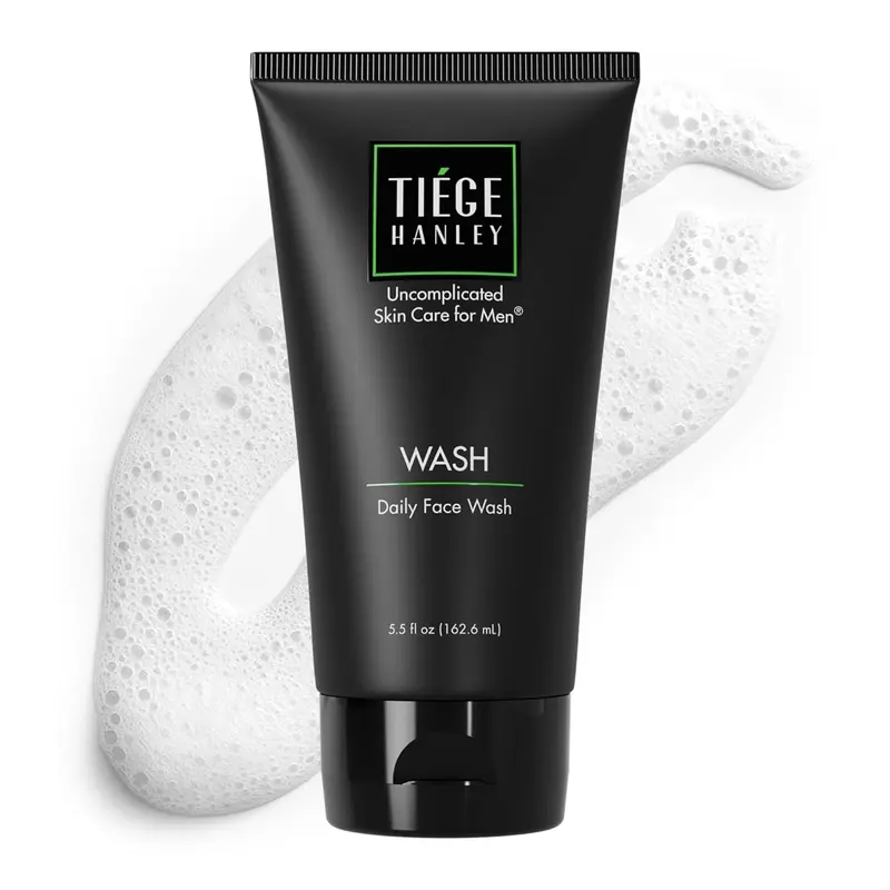 Tiege Hanley Daily Face Wash pour Hommes — Nettoyage Doux et Hydratant (5,5 oz)