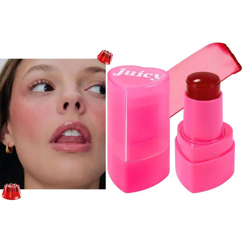 Tiejdhr Gelée Teint Multi-Usage – Stick Lèvres/Joues/Paupières, Hydratant Longue Durée, 9 g