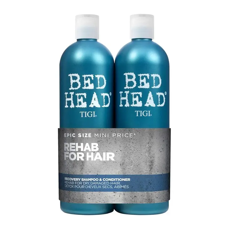 TIGI Bed Head Recovery – Shampooing et Après‑Shampooing Urban Antidotes, lot de 2 (750 ml chacun)