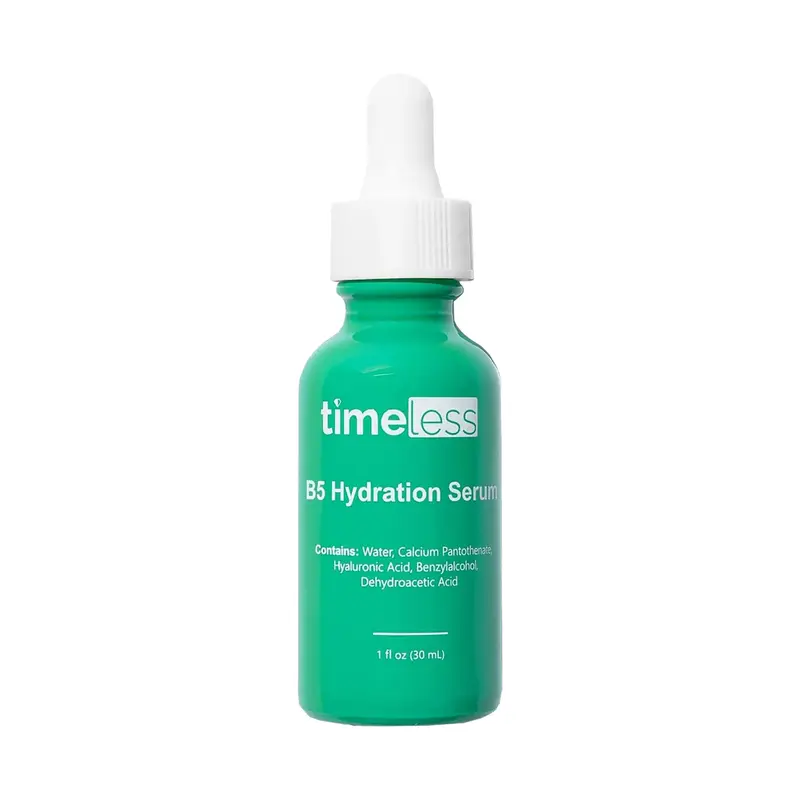 Timeless Skin Care Sérum B5 - Hydratant Visage avec Acide Hyaluronique - Sans Huile - Sans Parfum - 30 ml