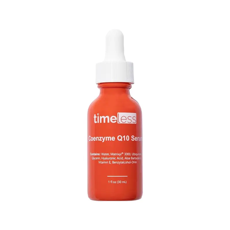Timeless Skin Care Sérum Coenzyme Q10 – Hyaluronique, Sans Parfum, 1 oz (30 ml)