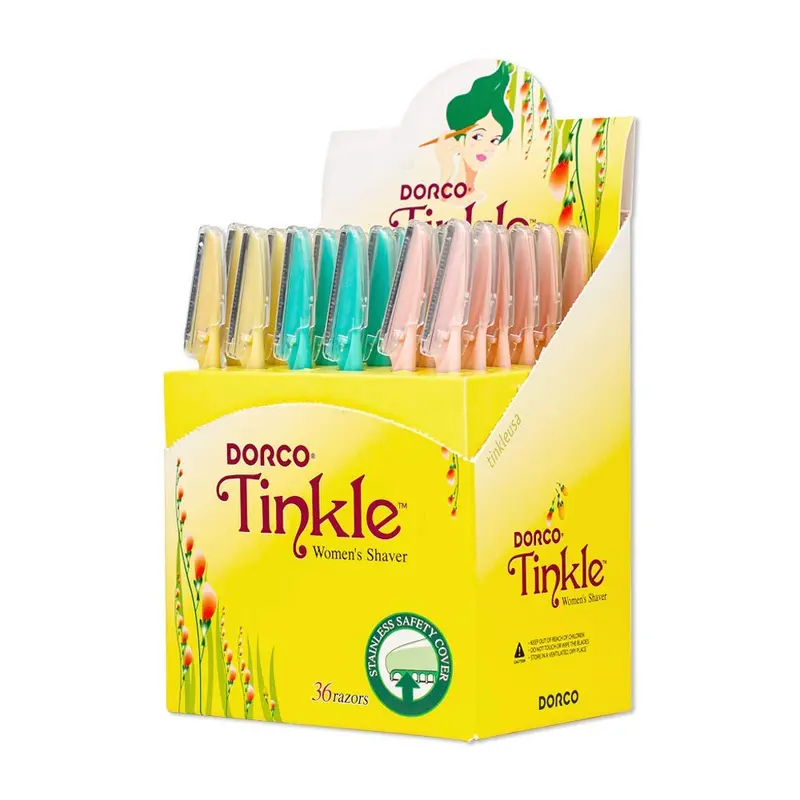Tinkle Rasoir Dermaplanage Femmes – Lot de 36 | Outil peau lisse et préparation maquillage | Idées cadeaux beauté fêtes