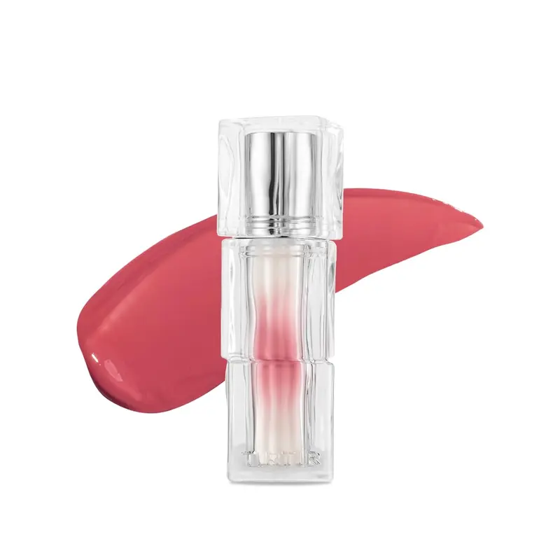 TIRTIR Waterism Gloss Lèvres Muty Rose Mini – Teinte hydratante, longue tenue, multiusage lèvres et joues